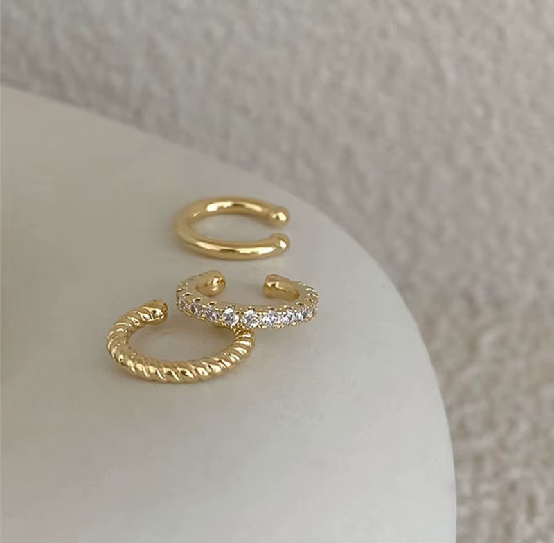 Radiant Trio Ear Cuff Set of 6